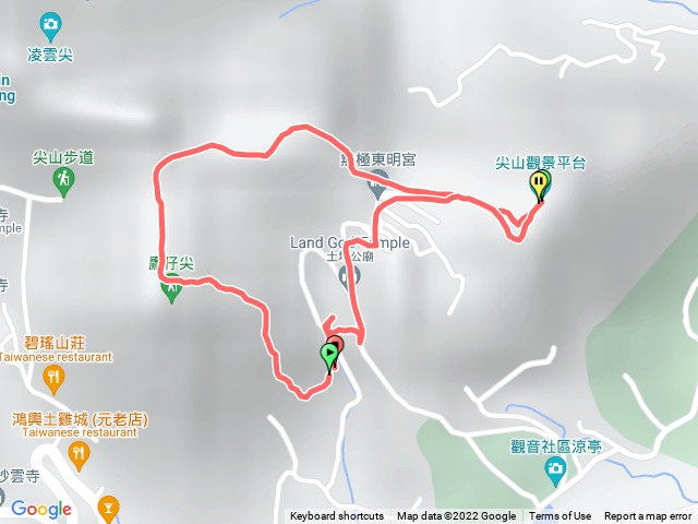 鷹仔尖上占山.潮音洞下