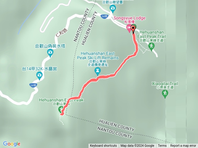 合歡山東峰健行