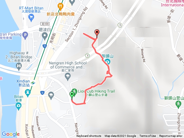 新店小獅山（竹林禪寺旁入口）