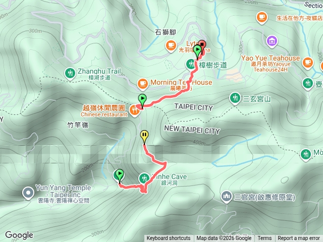 銀河洞 -> 貓纜
