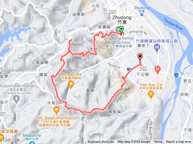 113/2/3竹東三山連走（樹杞林山、新具庄山、員崠子山）