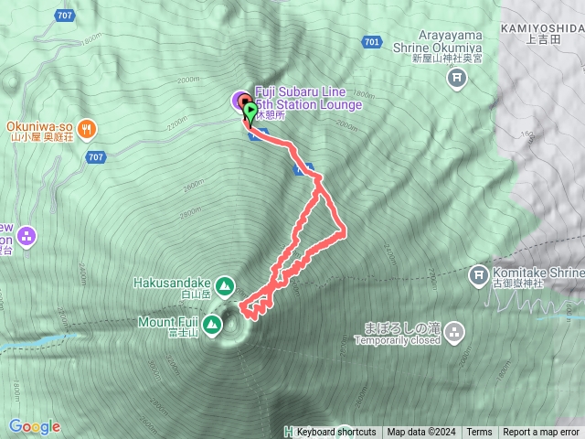 2024-08-20 日本富士山吉田線
