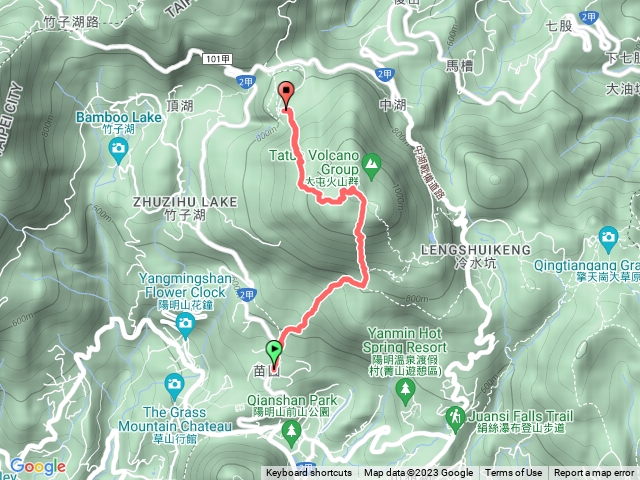 七星山苗圃登山口進小油坑出