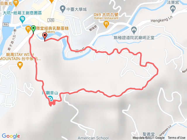 南觀音山路徑
