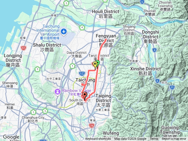 台中興大-豐原-綠廊道-興大