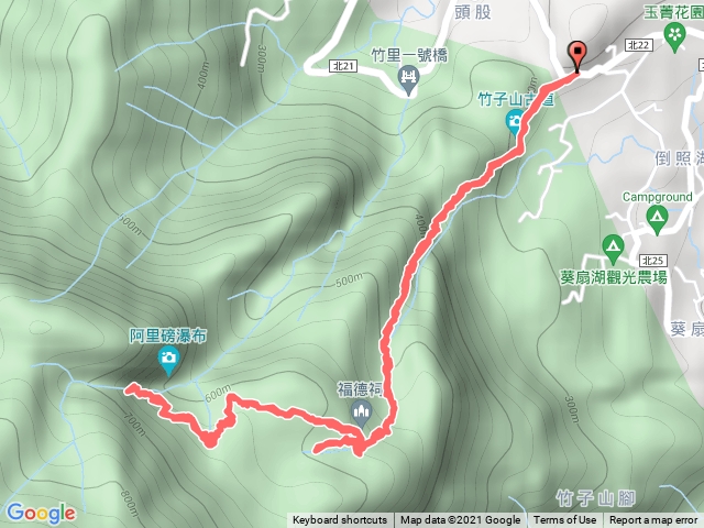 竹子山古道-阿里磅瀑布