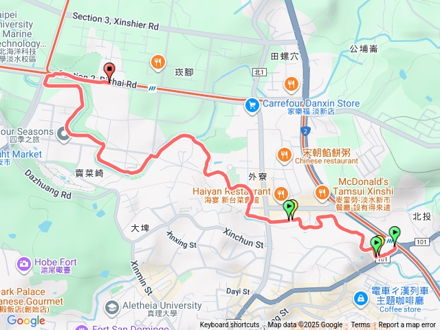 北投仔溪櫻花生態步道預覽圖