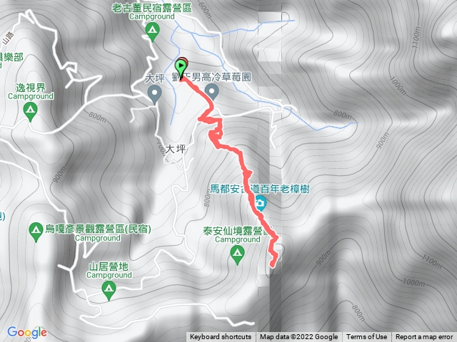 苗栗/泰安/熊佧山，H1039m（山字森林三角點）via 馬都安古道