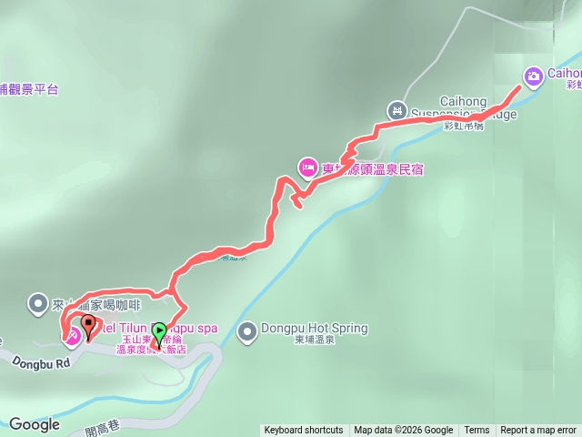 南投東埔彩虹瀑布步道