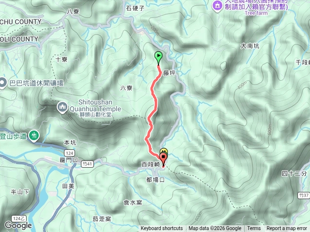 獅頭山猿山藤坪步道預覽圖