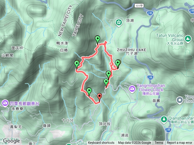 猴崁古道水圳步道青楓步道頂湖山無尾崙預覽圖
