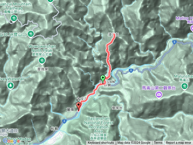稍來步道走波津加山1130929