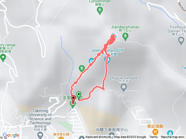 金面山，136巷大岩壁》論劍亭〉採石場