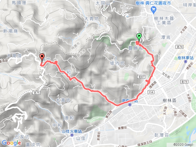 樹林到龜山(產業道路）