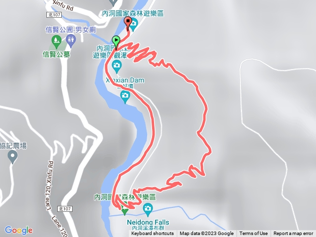 內洞森林遊樂區步道