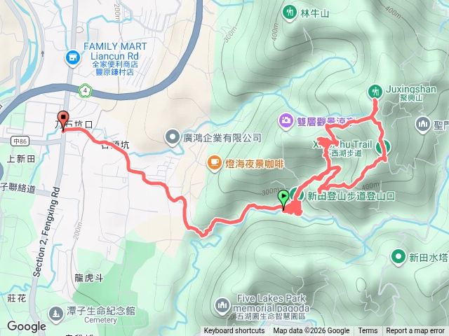 聚興山新田登山步道預覽圖