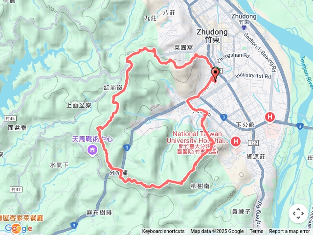 20250607 新竹竹東三山(樹杞林山-新具庒山-員棟子山)O型