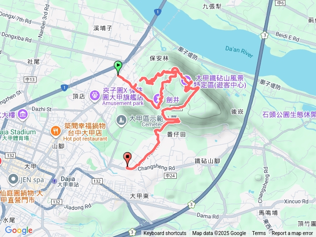 鐡砧山至大甲高工