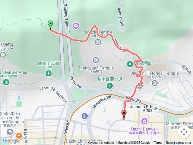 文間山觀景台經劍南蝶園