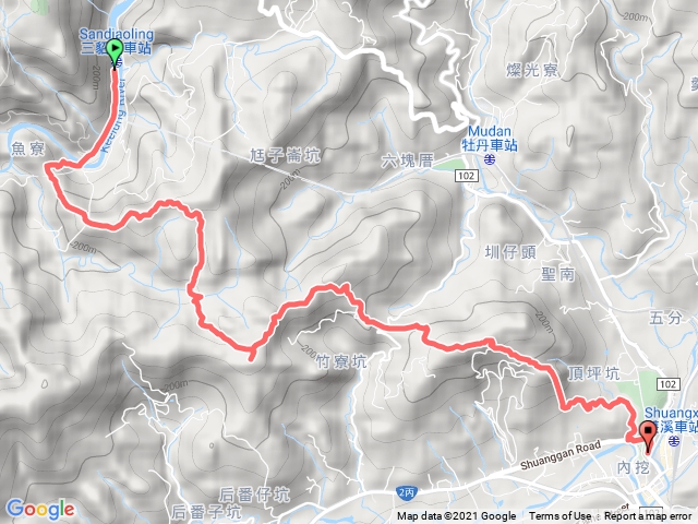 瑞芳三貂嶺新路尾山雙溪