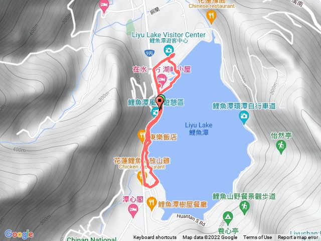 慢行 - 2022 - 步道 # 21 - 鯉魚潭環湖步道 （半圈）