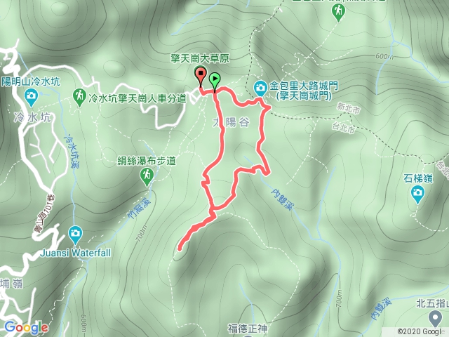 1070131擎天崗環狀步道竹篙山