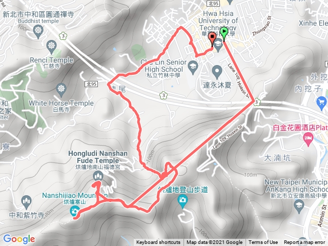 烘爐地登山步道（華夏科技大學）