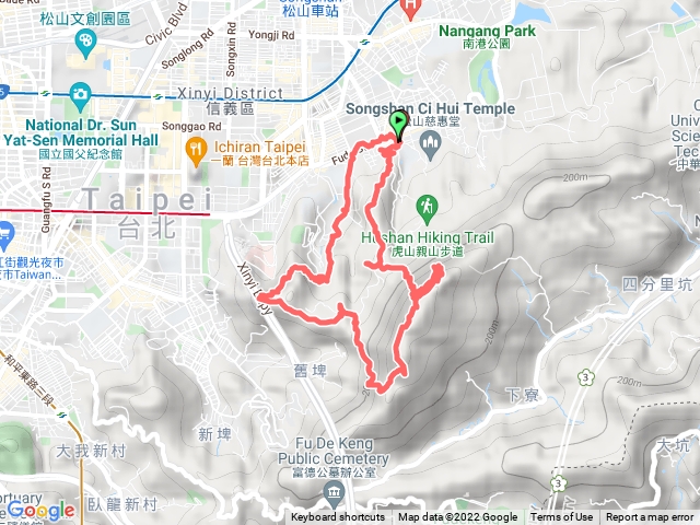 1110115虎豹獅象四獸山-南港山-九五峰O型