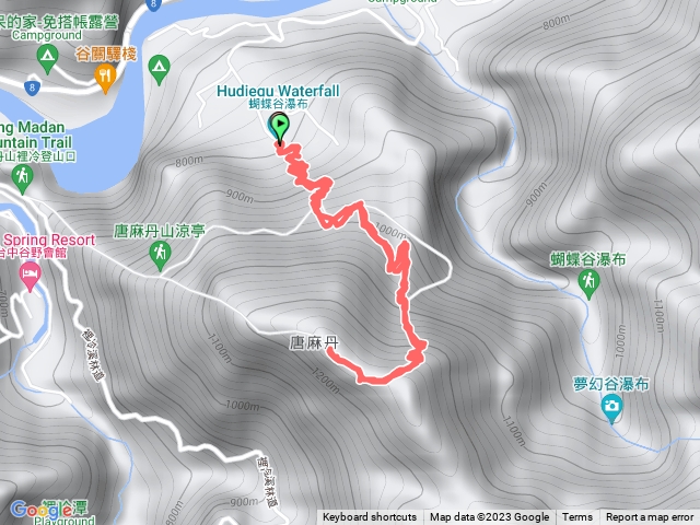 唐麻丹山松鶴登山口