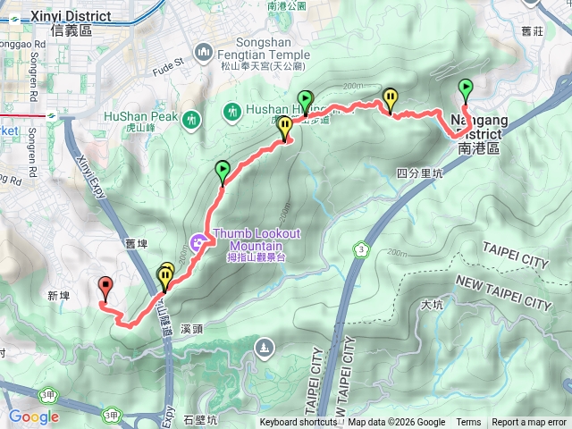 20260503 北縱走第六段之中華科大 九五峰 南港山 糶米古道紫雲路登山口預覽圖