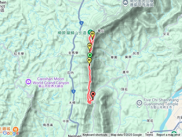 烏石崎，山尾埤，王爺崙山預覽圖