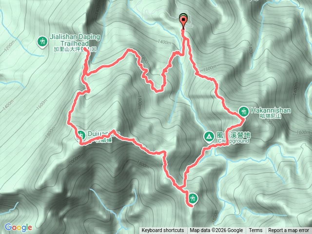 哈加+加里山東南峰+杜鵑嶺大O縱走20260127預覽圖