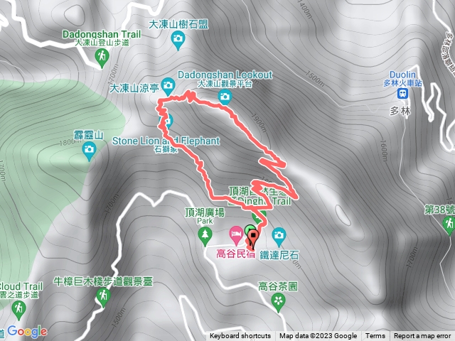 大凍山頂湖上繞一圈