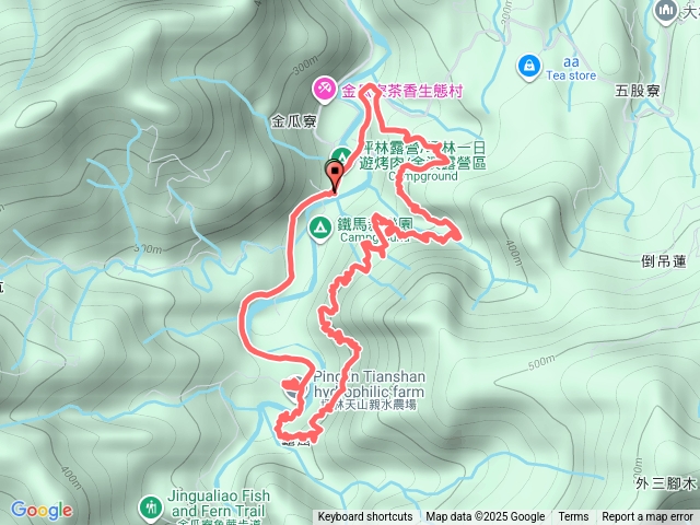 2025-12-20 藍天修徑之旅：金瓜寮古水圳道～龜窟崙～天山親水農場～龜窟土地公O行