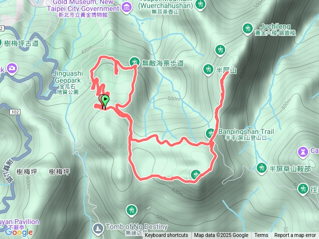 半屏山-燦光寮山-地質公園預覽圖