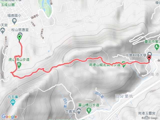 2020.10.10虎山溪步道到中華科大