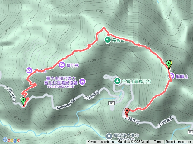 鳶嘴西陵長壽山醜棟山下預覽圖