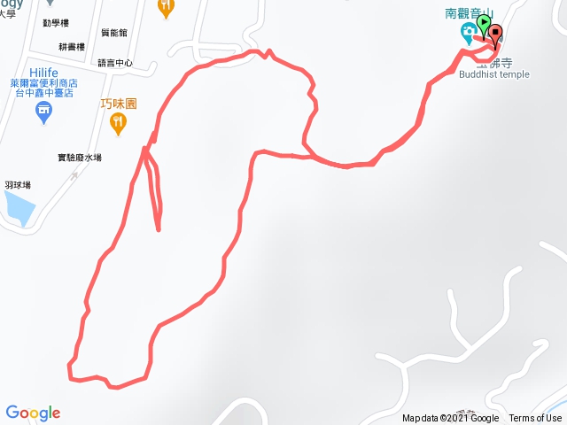 大坑中台觀音步道環狀