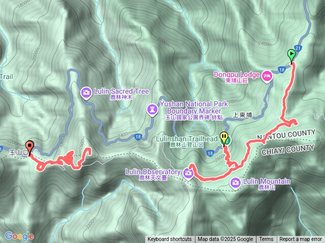 塔塔加石山縱走114.8.24