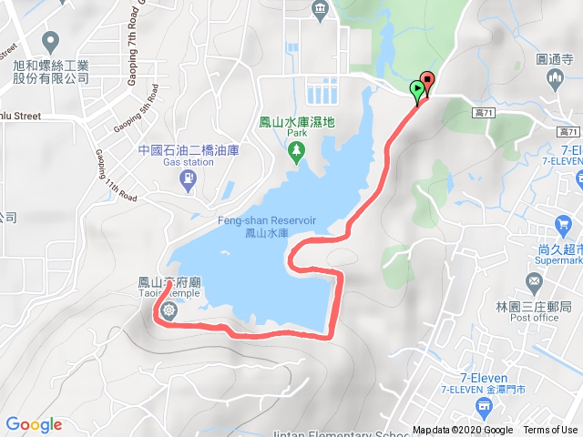 鳳山水庫折返