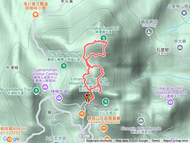 觀音山二尖賞櫻