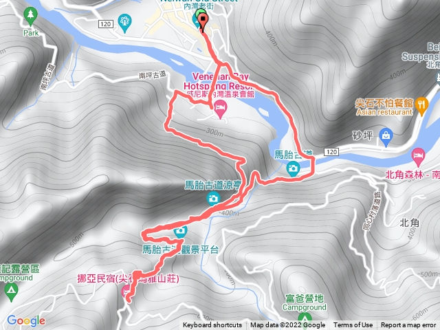 內灣、馬胎、南坪O形