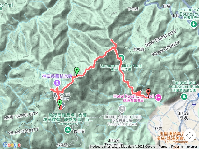 烘聖縱走-（烘爐地山&聖母山莊）