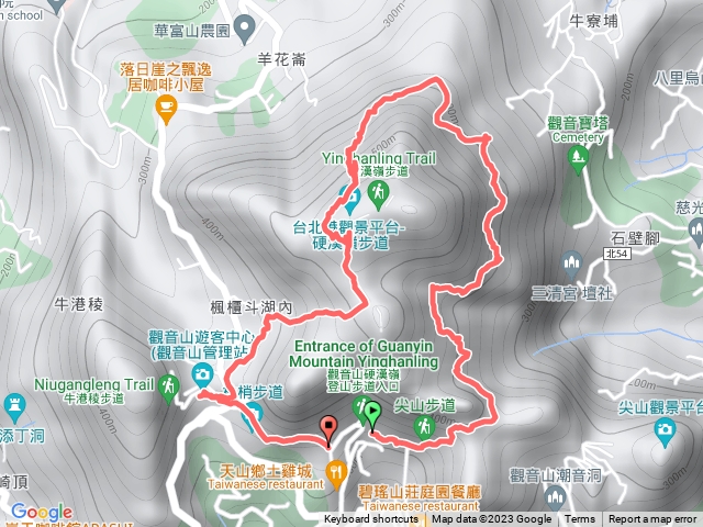 觀音山北橫步道o型