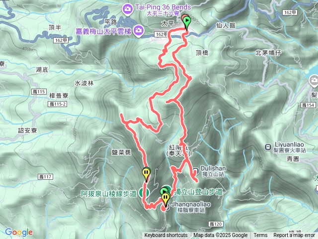 雲嘉七連峰（龜山今日封閉）預覽圖