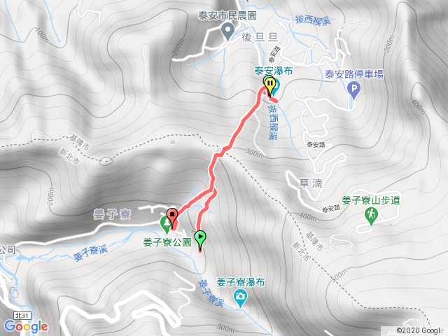 姜子寮～泰安瀑布