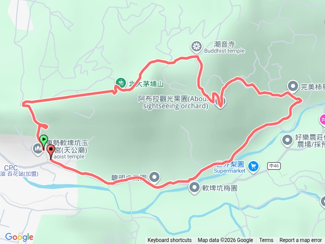 軟埤坑天梯步道（又稱取經天梯步道 北大茅埔山三角點）預覽圖