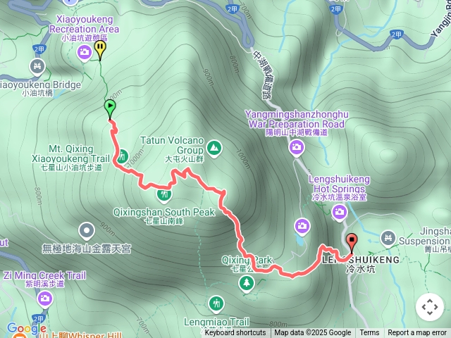 小油坑-七星山-冷水坑