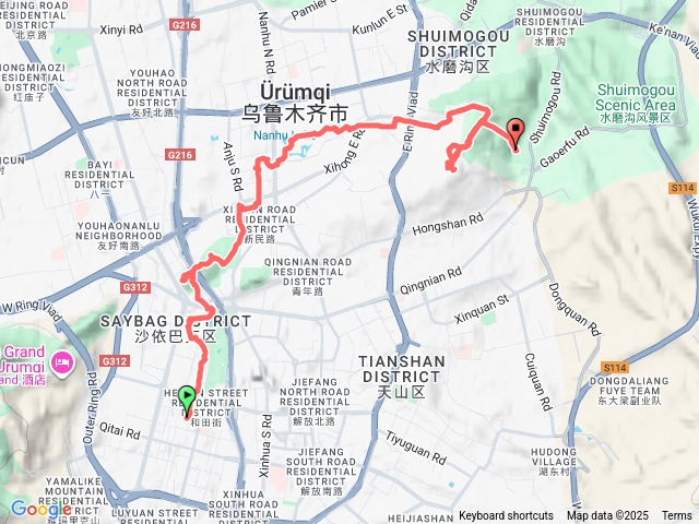 新疆烏魯木齊走訪人民公園、紅山公園、南湖廣場、水塔山公園