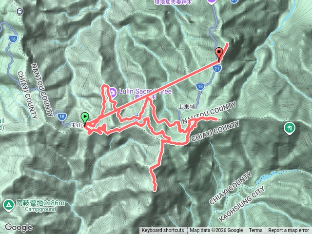 2026-07-05 塔塔加六秀 (石山引水道登山口走廢棄玉山林道)預覽圖